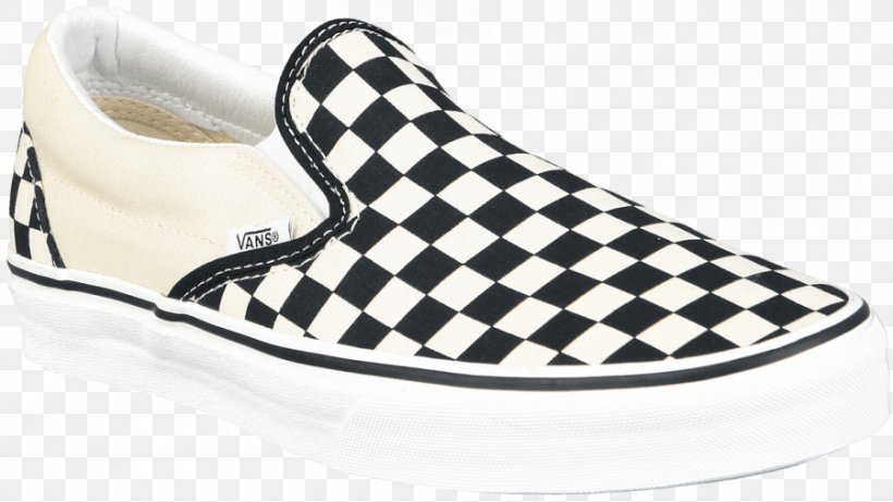 Vans Classic Slip Checkerboard Sneakers VANS Men's CLASSIC SLIP-ON Slip-on Shoe, PNG, 900x507px, Vans, Black, Brand, Clothing, Cross Training Shoe Download Free