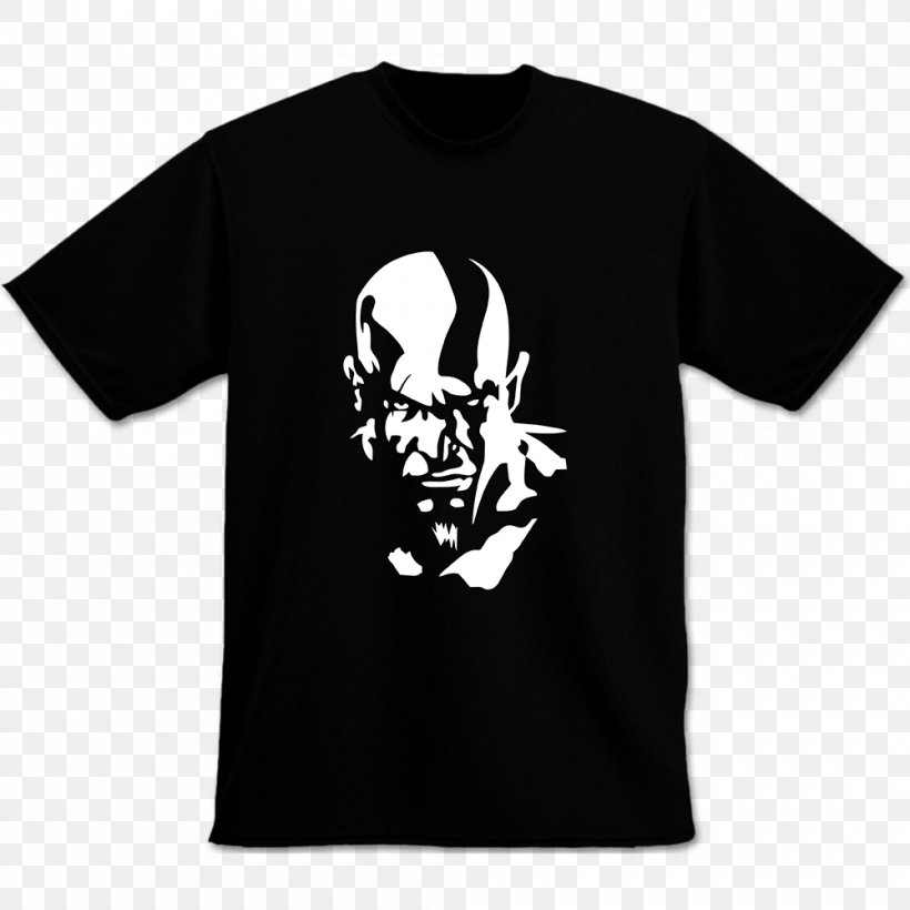 God Of War Kratos T-shirt Video Game Rain World, PNG, 1000x1000px, God Of War, Black, Brand, Drawing, Game Download Free