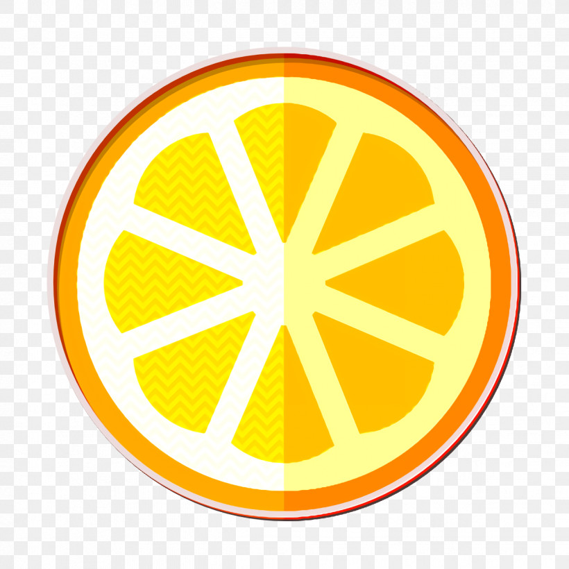 Orange Slice Icon Lemon Icon Tropical Icon, PNG, 1238x1238px, Lemon Icon, Circle, Color, Disk, Ellipse Download Free