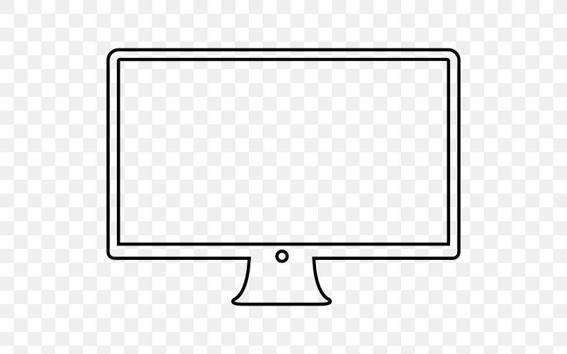 Computer Monitors Television Computer Software, PNG, 512x512px, Computer Monitors, Apple, Area, Black, Black And White Download Free