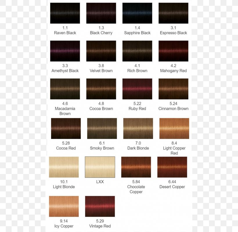 Hair Coloring Schwarzkopf Human Hair Color, PNG, 800x800px, Hair Coloring,  Brown, Brown Hair, Color, Color Chart
