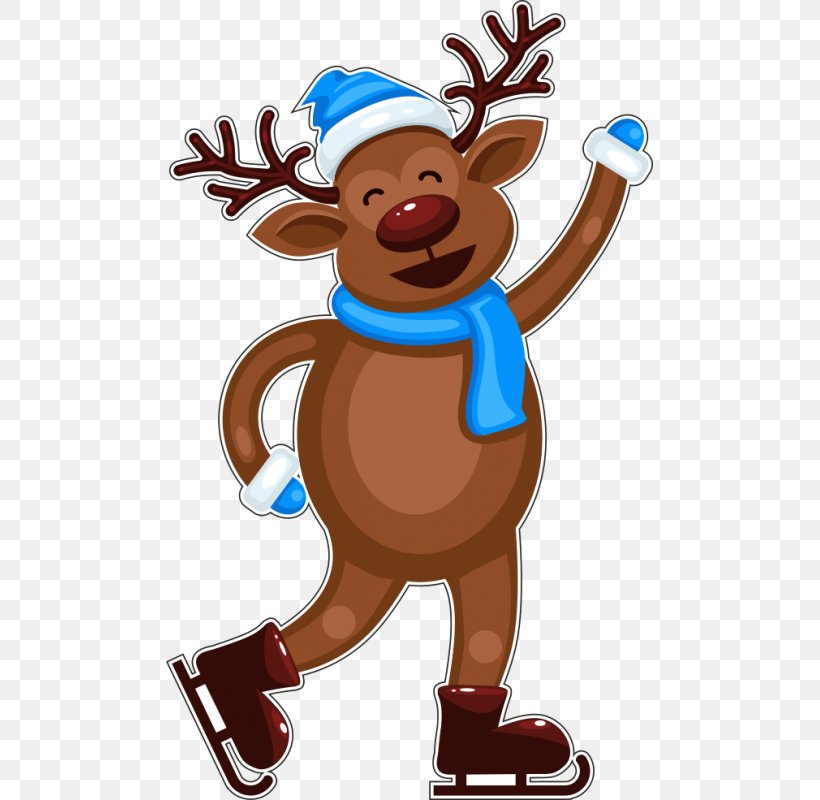 Reindeer Santa Claus Gingerbread House Christmas Clip Art, PNG, 800x800px, Reindeer, Christmas, Deer, Fictional Character, Food Download Free