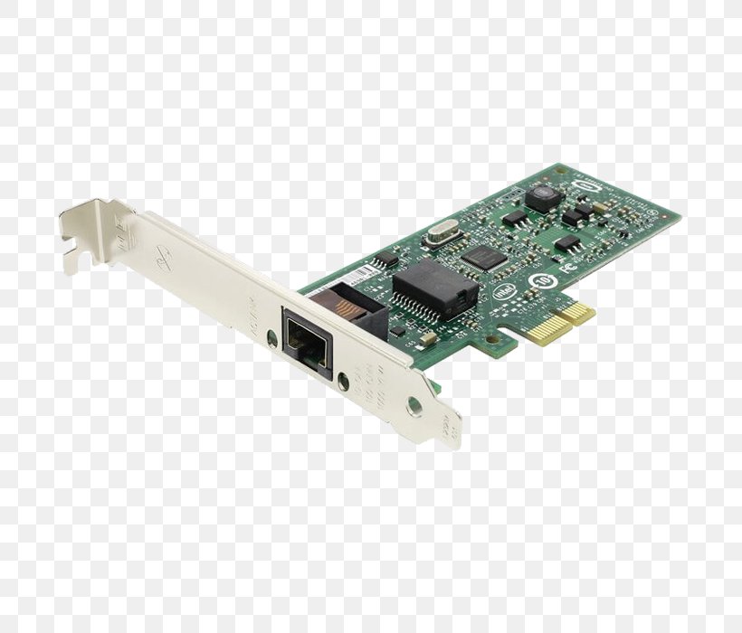 Intel Network Cards & Adapters PCI Express Conventional PCI, PNG, 700x700px, 10 Gigabit Ethernet, Intel, Adapter, Computer Component, Computer Network Download Free