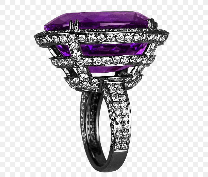 Amethyst Ring Jewellery Sapphire Emerald, PNG, 700x700px, Amethyst, Bling Bling, Body Jewelry, Clock, Diamond Download Free