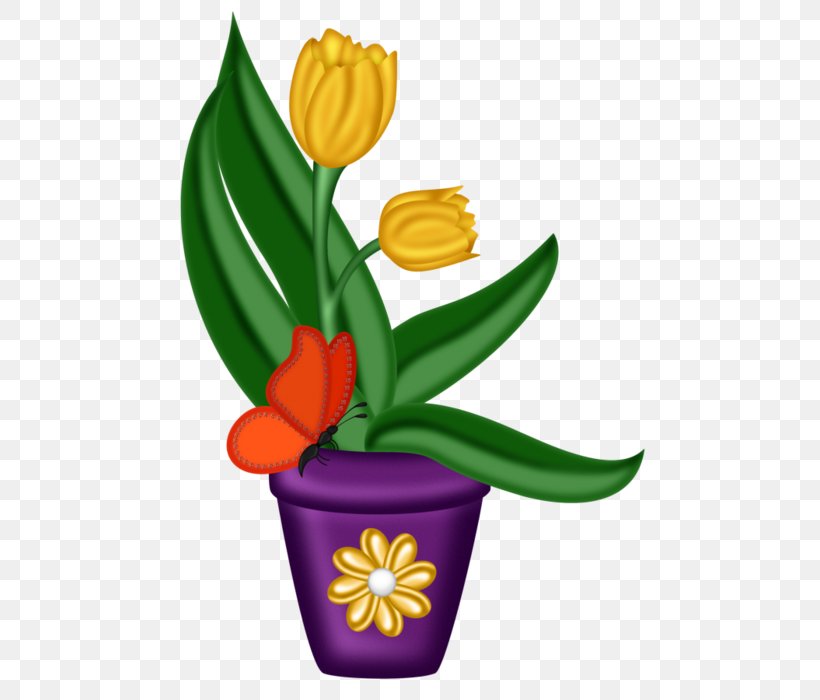 Tulip Flowerpot Clip Art, PNG, 500x700px, Tulip, Color, Cut Flowers, Floristry, Flower Download Free