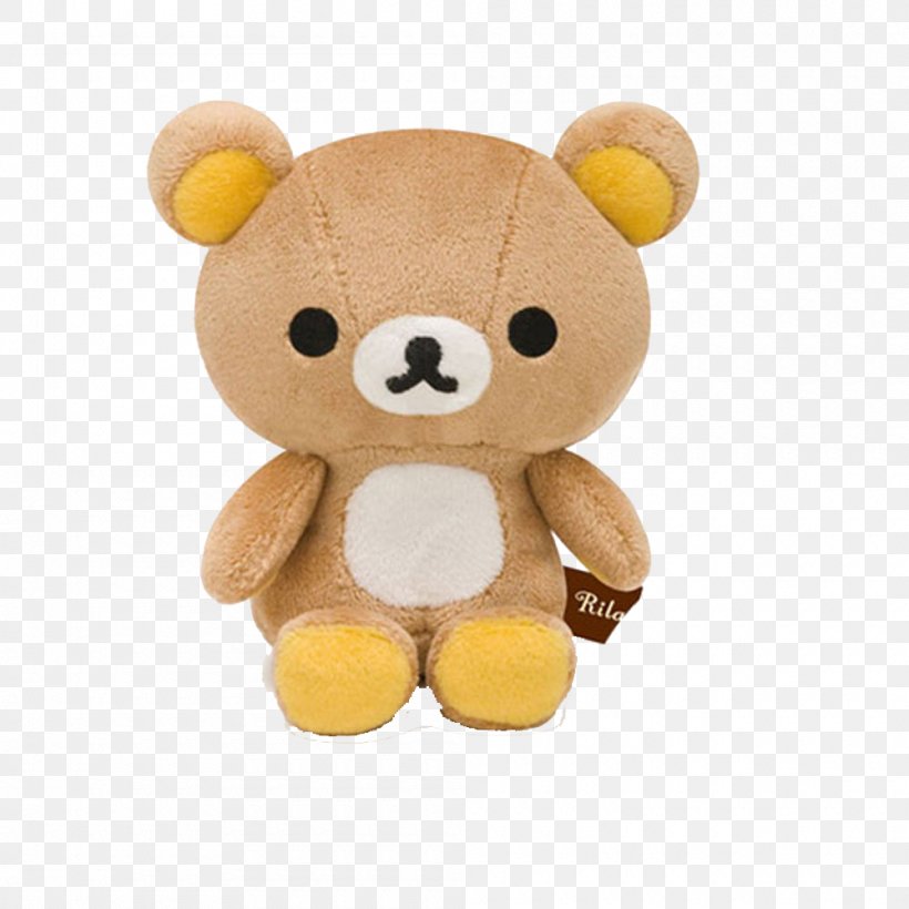 Bear Hello Kitty Rilakkuma Stuffed Toy San-X, PNG, 1000x1000px, Watercolor, Cartoon, Flower, Frame, Heart Download Free
