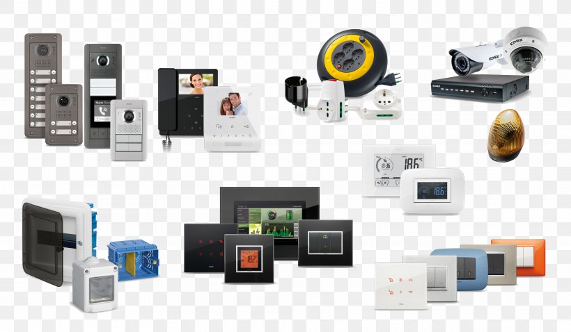 Closed-circuit Television Access Control Home Automation Kits Vimar Electronics, PNG, 3840x2240px, Closedcircuit Television, Access Control, Alarm Device, Automation, Brand Download Free