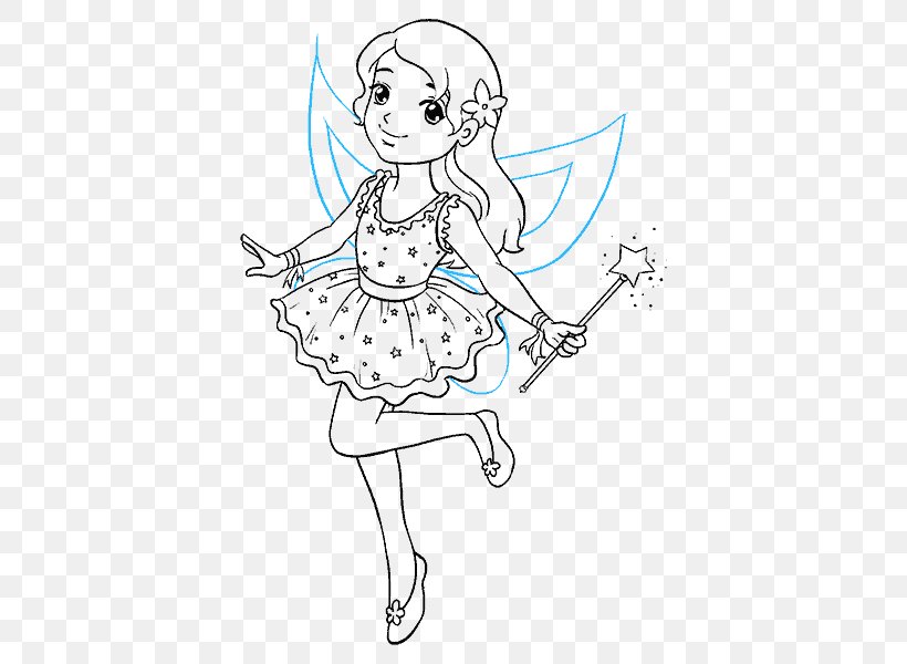 Fairy Drawing Painting Sketch, PNG, 678x600px, Watercolor, Cartoon, Flower,  Frame, Heart Download Free