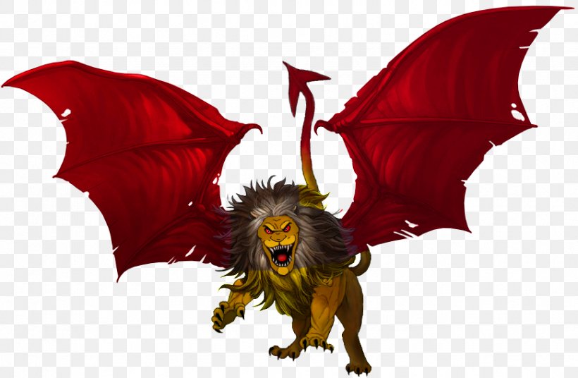 Lion Legendary Creature Mythology Manticore Griffin, PNG, 869x569px, Lion, Ahuizotl, Chimera, Chinese Mythology, Demon Download Free