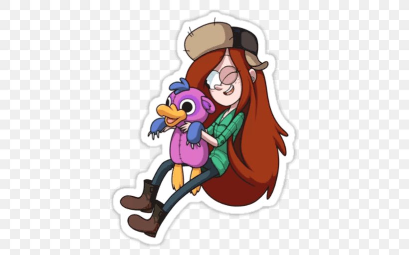 Dipper Pines Mabel Pines Bill Cipher Wendy Sticker, PNG, 512x512px, Watercolor, Cartoon, Flower, Frame, Heart Download Free