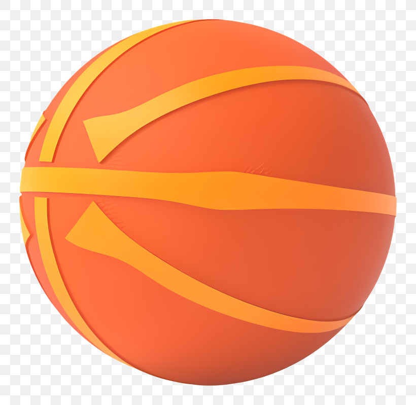 Basketball Ball - Orange Basketball Illustration PNG