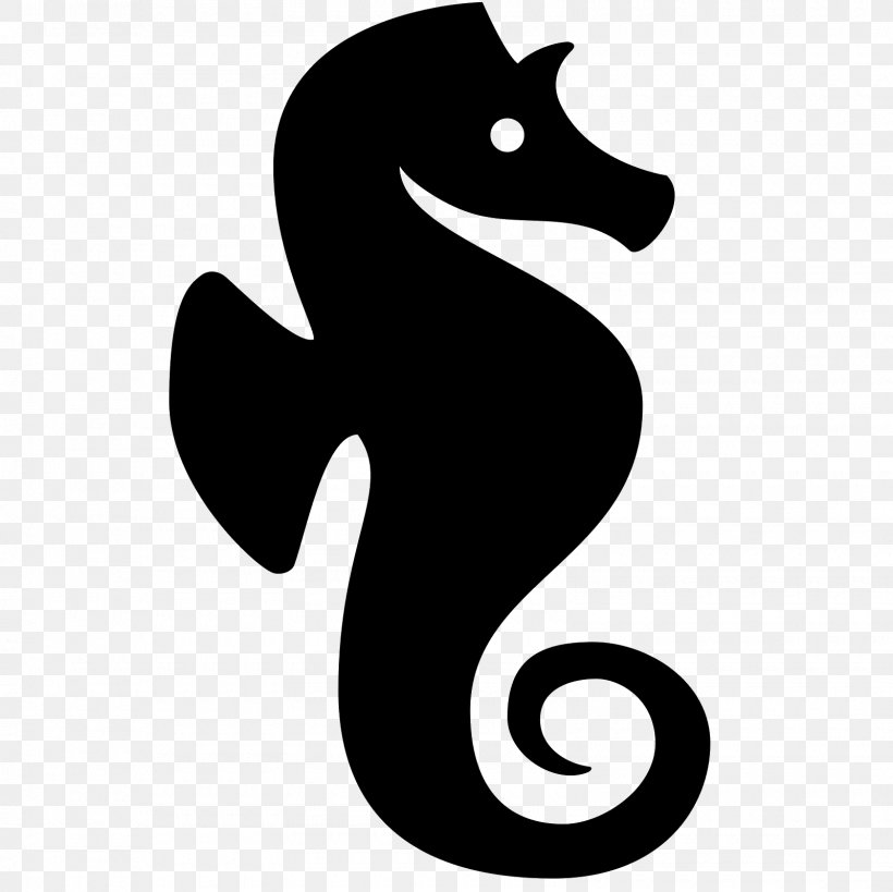 Seahorse, PNG, 1600x1600px, Seahorse, Animal, Aquatic Animal, Beak, Black And White Download Free