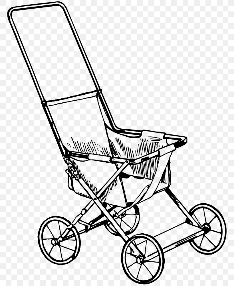 Baby Transport Clip Art, PNG, 777x1000px, Baby Transport, Area, Baby Carriage, Black And White, Cart Download Free