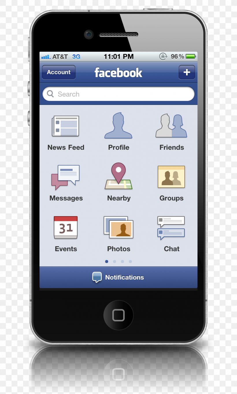 IPhone 4S Facebook, Inc. Telephone, PNG, 960x1600px, Iphone 4s, App Store, Cellular Network, Communication, Communication Device Download Free