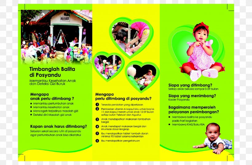 Pos Pelayanan Terpadu Health Nutrition Advertising Brochure, PNG, 2600x1700px, Pos Pelayanan Terpadu, Advertising, Brochure, Child, Document Download Free