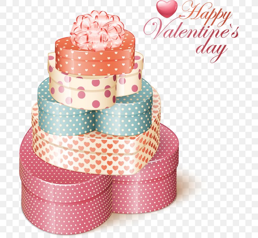 Gift Box Valentine's Day Clip Art, PNG, 698x758px, Gift, Box, Cake Decorating, Decorative Box, Heart Download Free