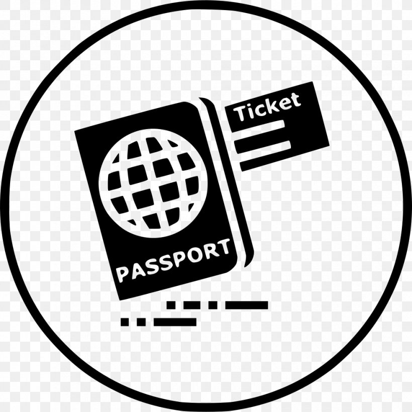 Passport Identity Document Travel Visa, PNG, 980x980px, Passport, Airline Ticket, Area, Black, Black And White Download Free
