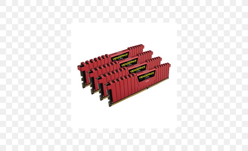 DIMM DDR4 SDRAM Corsair Components Registered Memory, PNG, 500x500px, Dimm, Computer, Computer Memory, Corsair Components, Corsair Vengeance Lpx Ddr4 Download Free