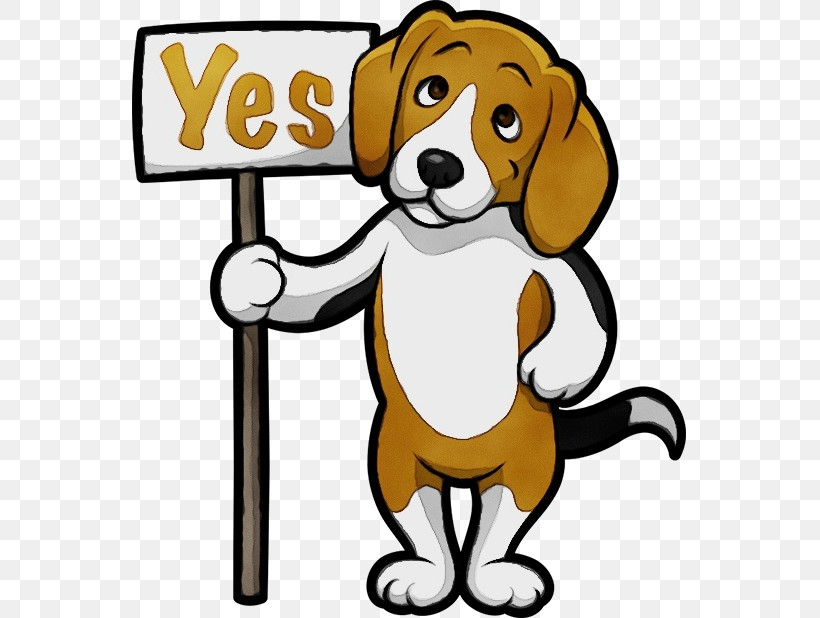 Dog Cartoon Beagle English Foxhound American Foxhound, PNG, 618x618px, Watercolor, American Foxhound, Beagle, Cartoon, Dog Download Free
