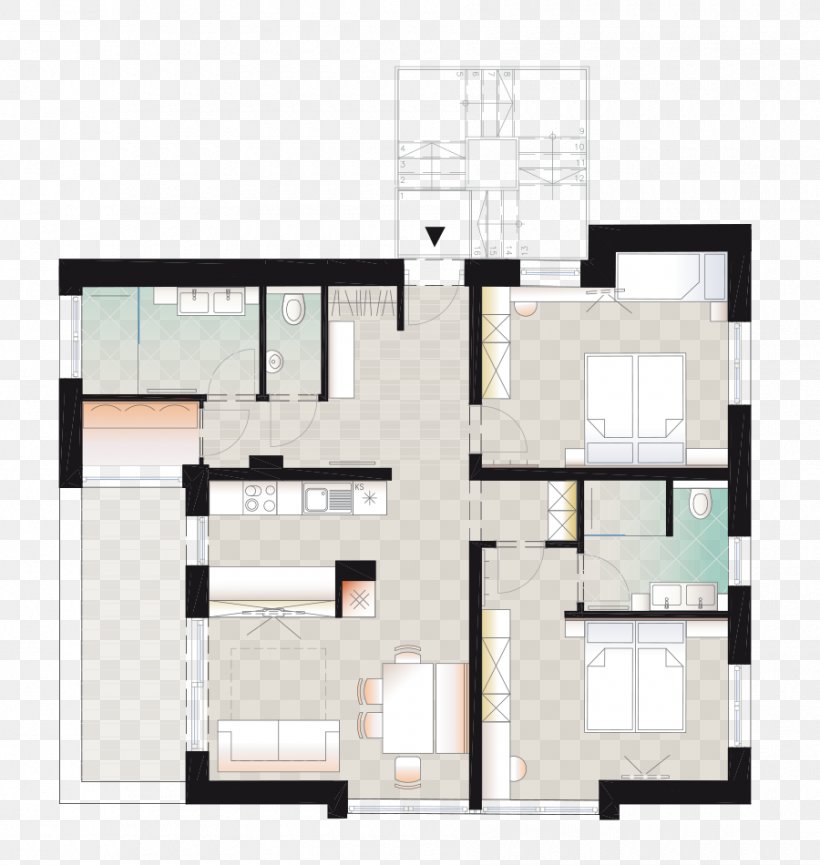 Floor Plan Apartment House Alpenlodge Alexander Alpenapart Alexander, PNG, 900x950px, Floor Plan, Accommodation, Apartment, Architecture, Area Download Free