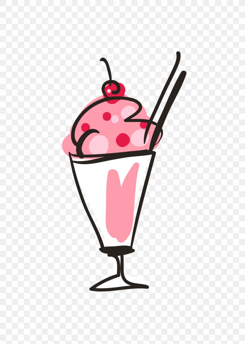 Ice Cream Cone Sundae Milkshake, PNG, 944x1326px, Ice Cream, Cartoon, Cream, Cup, Dessert Download Free