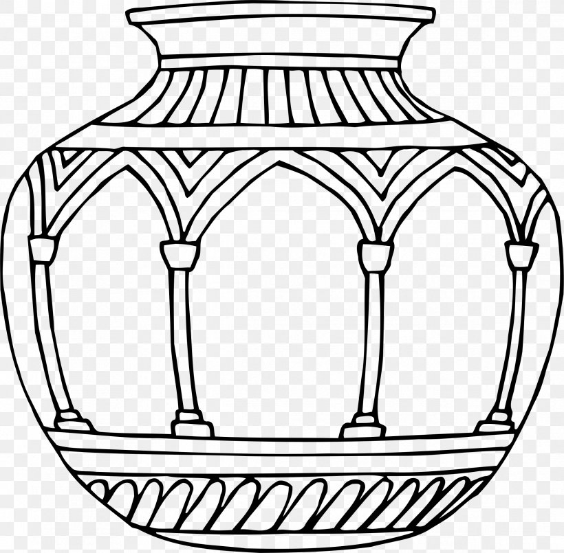 Line Art Drawing Vase, PNG, 2377x2334px, Line Art, Art, Art Museum, Basket, Black And White Download Free