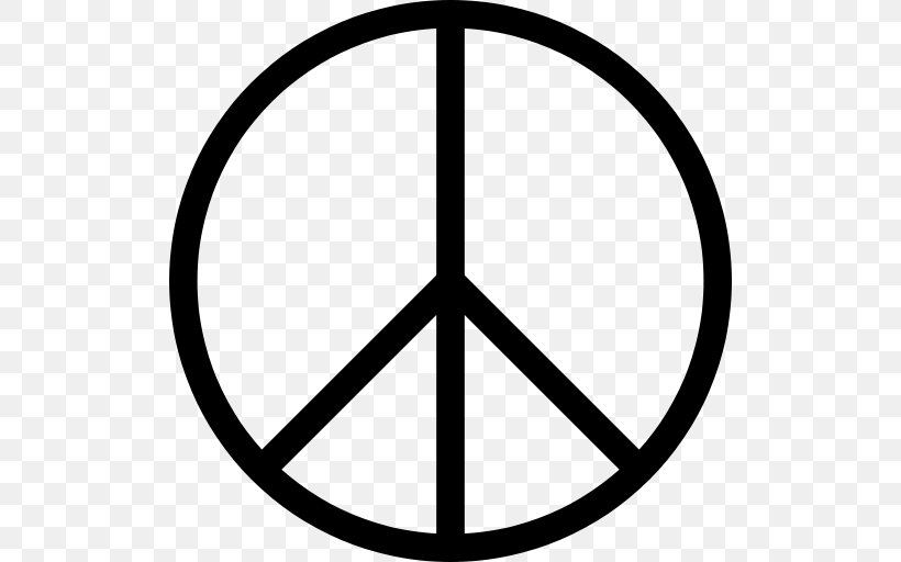 Peace Symbols Peace Flag, PNG, 512x512px, Peace Symbols, Area, Black And White, Campaign For Nuclear Disarmament, Gerald Holtom Download Free