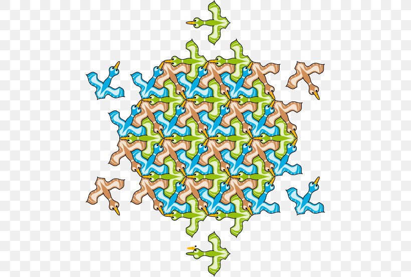 Tessellation Hexagonal Tiling Polygon Duck, PNG, 478x552px, Tessellation, Animal, Area, Art, Dog Download Free