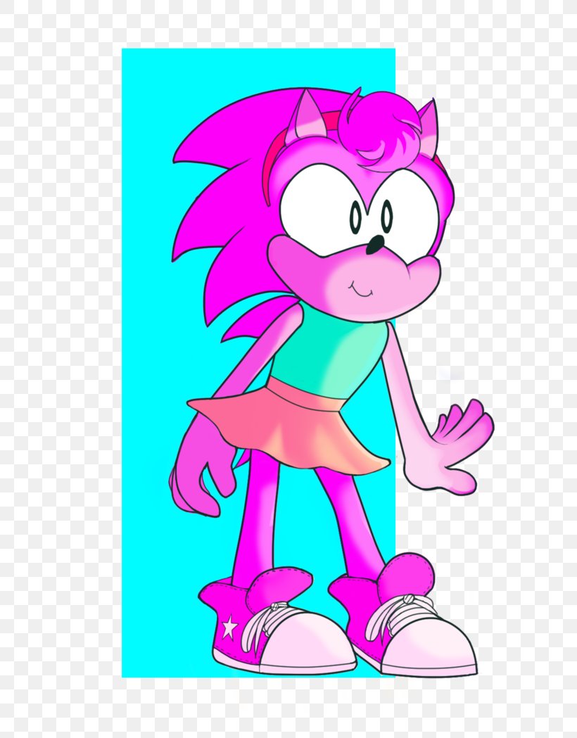 Amy Rose Sonic CD Hedgehog Clip Art Illustration, PNG, 761x1049px, Watercolor, Cartoon, Flower, Frame, Heart Download Free