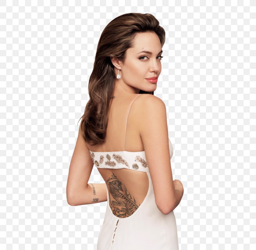 Angelina Jolie Lower-back Tattoo Gone In 60 Seconds Female, PNG, 432x800px, Watercolor, Cartoon, Flower, Frame, Heart Download Free