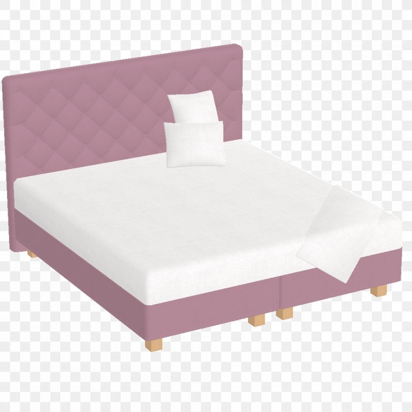 Bed Frame Box-spring Mattress Pink M, PNG, 1000x1000px, Bed Frame, Bed, Box Spring, Boxspring, Furniture Download Free