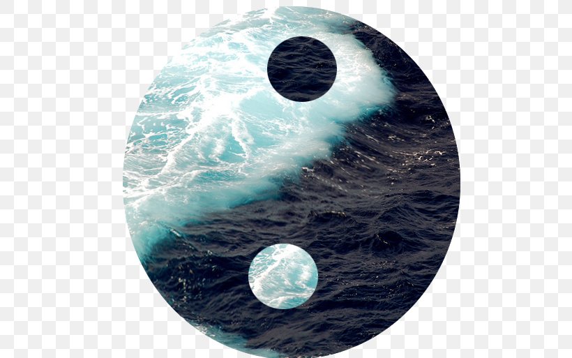 Yin And Yang Ocean Wind Wave Sea Clip Art, PNG, 500x513px, Yin And Yang, Animation, Aqua, Astronomical Object, Atmosphere Download Free