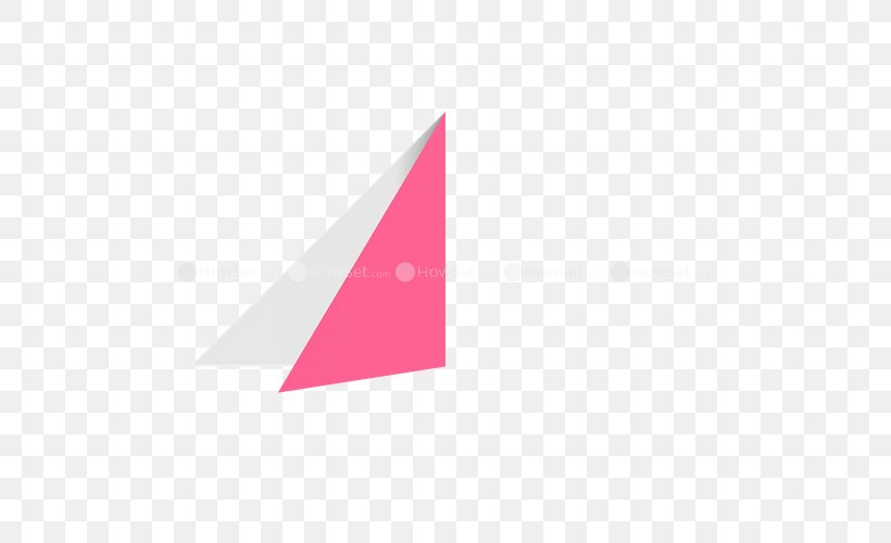 Triangle Origami Paper Logo, PNG, 500x500px, Triangle, Brand, Heart, Logo, Magenta Download Free
