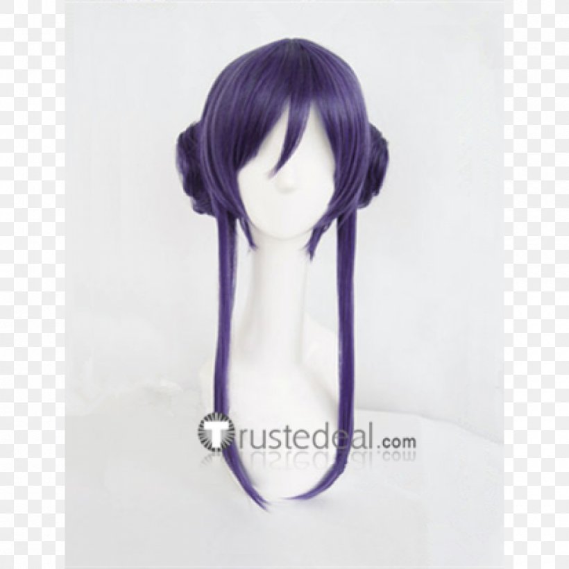 Wig Purple, PNG, 1000x1000px, Wig, Black Hair, Brown Hair, Hair Coloring, Hime Cut Download Free