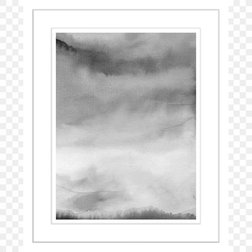 Picture Frames Sky White Watercolor Painting, PNG, 1000x1000px, Watercolor, Cartoon, Flower, Frame, Heart Download Free