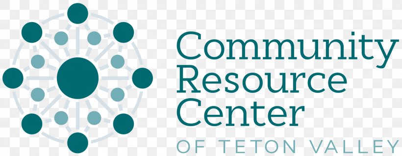 Community Resource Center Of Teton Valley (CRCTV) Teton Valley, Idaho Driggs Logo Brand, PNG, 2316x900px, Logo, Aqua, Blue, Brand, Food Rescue Download Free