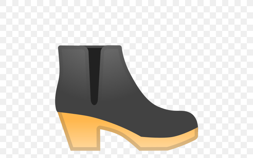Footwear Shoe Boot Yellow High Heels, PNG, 512x512px, Footwear, Boot, High Heels, Leather, Shoe Download Free