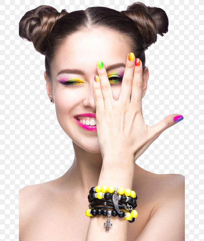 Nail Beauty Model Make-up Cosmetics, PNG, 667x967px, Nail, Beauty, Color, Cosmetics, Eyebrow Download Free