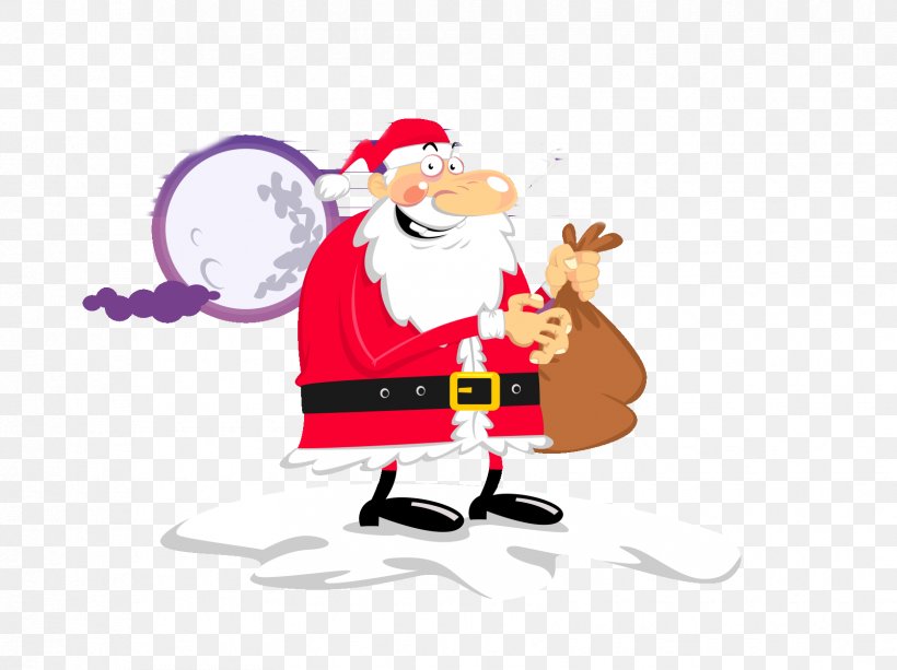 Santa Claus Christmas Gift Clip Art, PNG, 1675x1254px, Santa Claus, Caricature, Cartoon, Christmas, Christmas Ornament Download Free