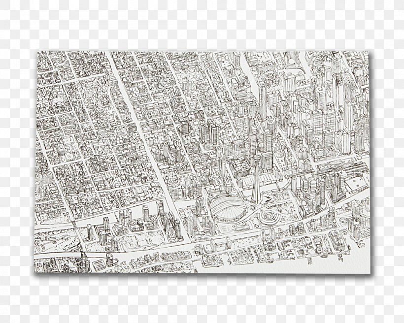 Gotamago Downtown Toronto Cartography Mail Map, PNG, 1000x800px, Gotamago, Architecture, Black, Black And White, Cartography Download Free
