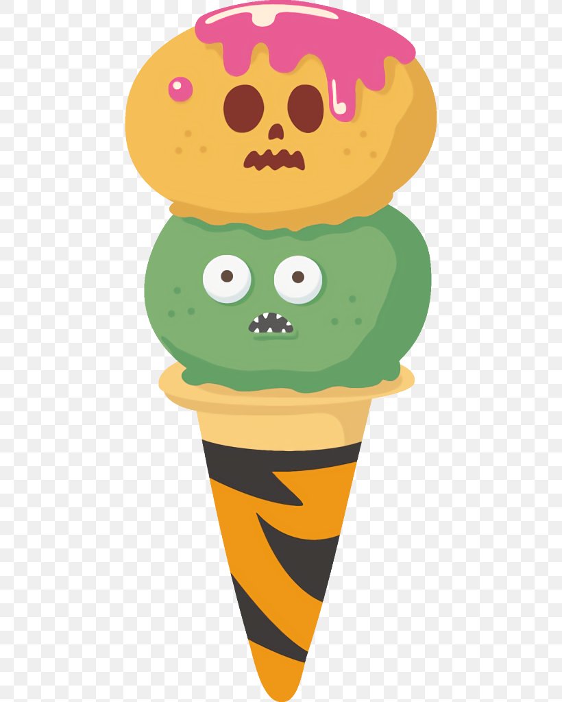 Ice Cream Halloween Halloween Ice Cream, PNG, 456x1024px, Ice Cream Halloween, Cartoon, Dessert, Food, Frozen Dessert Download Free