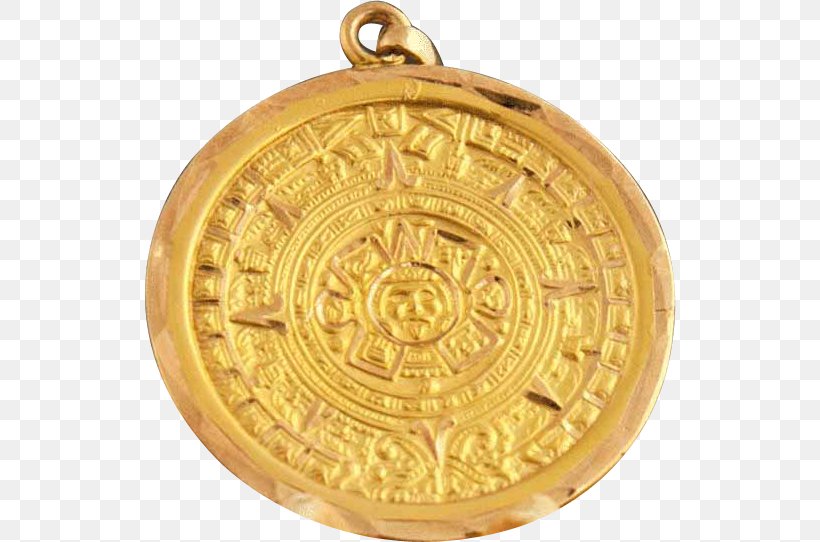 Ready For Labour And Defence Of The USSR Gold Locket Mayan Calendar Aztec Calendar, PNG, 542x542px, Gold, Aztec Calendar, Brass, Calendar Round, Carat Download Free