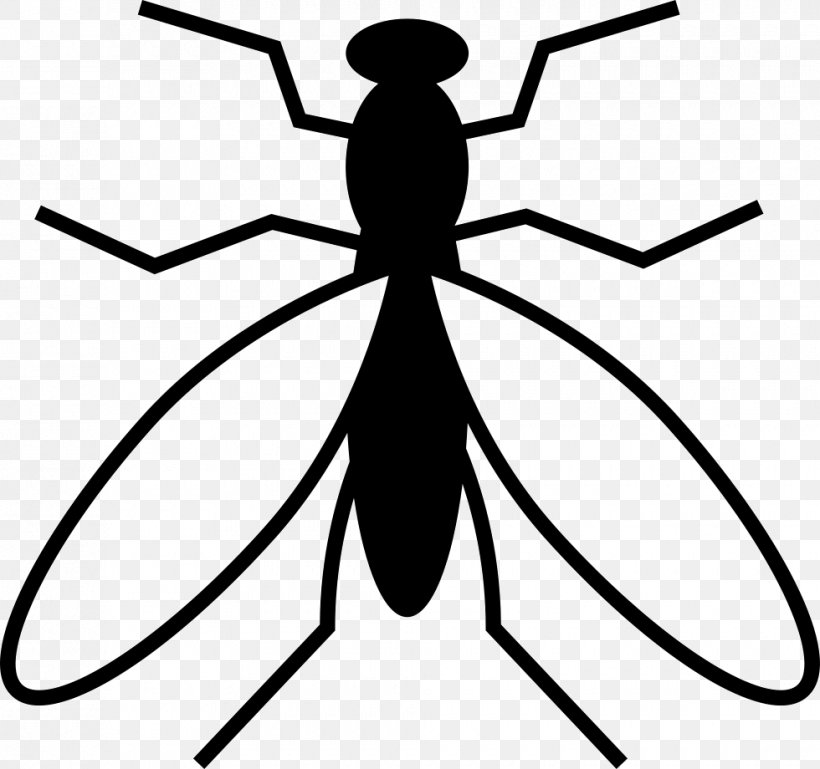 Illustration, PNG, 980x920px, Icon Design, Artwork, Black And White, Fly, Insect Download Free