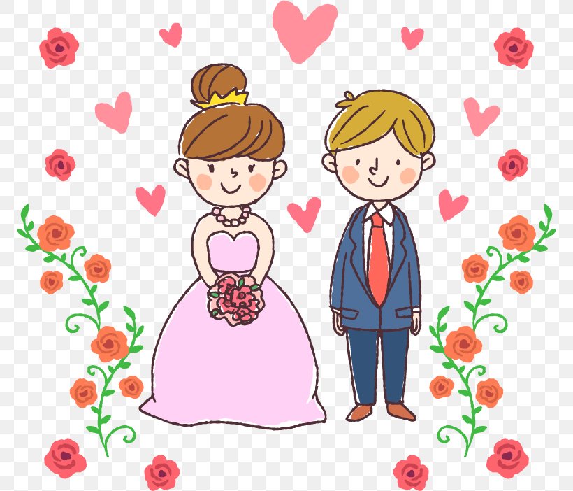 Wedding Bridegroom, PNG, 772x702px, Watercolor, Cartoon, Flower, Frame, Heart Download Free