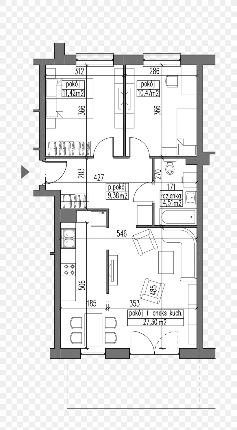 Architecture Building Floor Plan Facade Pirenejska, PNG, 1114x2024px, Architecture, Area, Bemowo, Black And White, Building Download Free