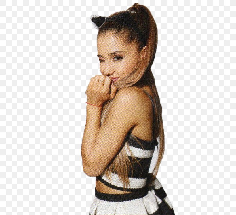 Ariana Grande KIIS-FM Jingle Ball Red String Jingle Ball Tour 2014 Victorious, PNG, 500x749px, Watercolor, Cartoon, Flower, Frame, Heart Download Free