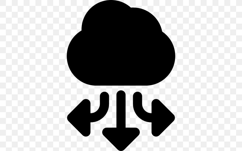 Cloud Storage Cloud Computing Data Storage, PNG, 512x512px, Cloud Storage, Black And White, Cloud Computing, Computer Data Storage, Data Download Free