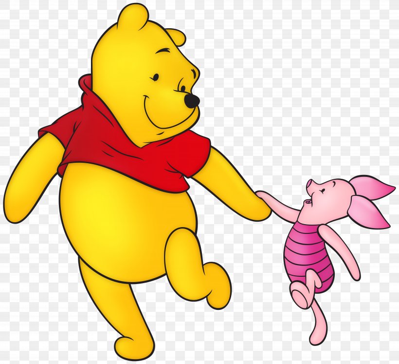 Piglet Winnie The Pooh Tigger Clip Art, PNG, 8000x7289px, Watercolor, Cartoon, Flower, Frame, Heart Download Free