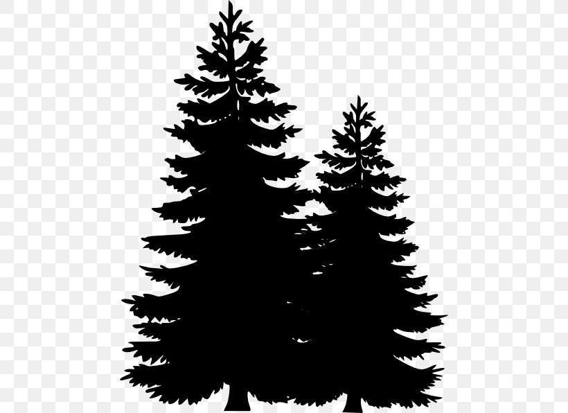 Pine Tree Fir Clip Art, PNG, 474x596px, Pine, Black And White, Branch, Christmas Decoration, Christmas Ornament Download Free