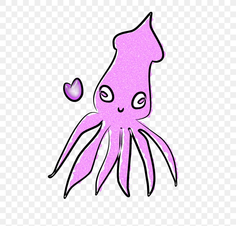 Squid As Food Clip Art, PNG, 555x785px, Watercolor, Cartoon, Flower, Frame, Heart Download Free